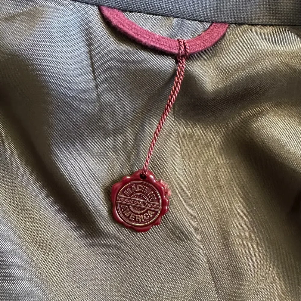 Vintage 90s Jack Nicklaus Tournament Series Blazer Brown 42R Made In‎ USA Preppy